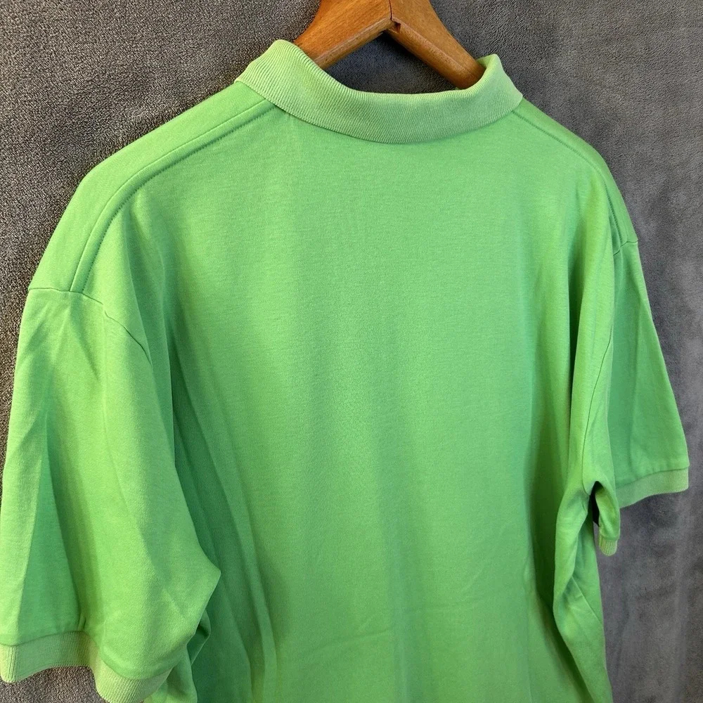 Polo Ralph Lauren Lime Green Short Sleeve Blue Pony Short Sleeve~Large
